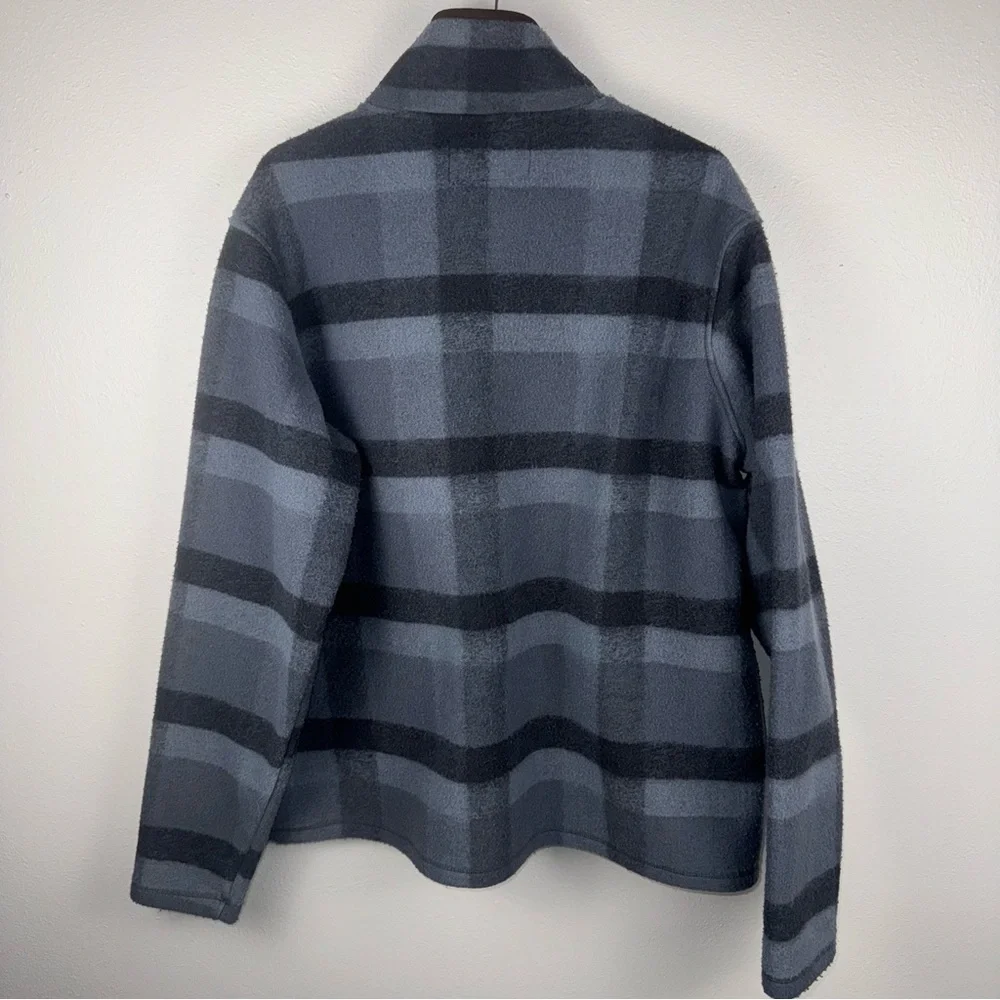 John Wayne Men’s Sz 2XL Timeless Classic Fleece Pullover Plaid Jacket Thick Warm